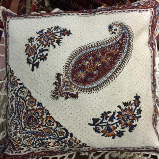 Isfahan hand-printed cotton 50 cm. X 50 cm. cushion covers