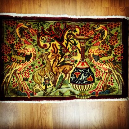 Paradise pattern wool rug