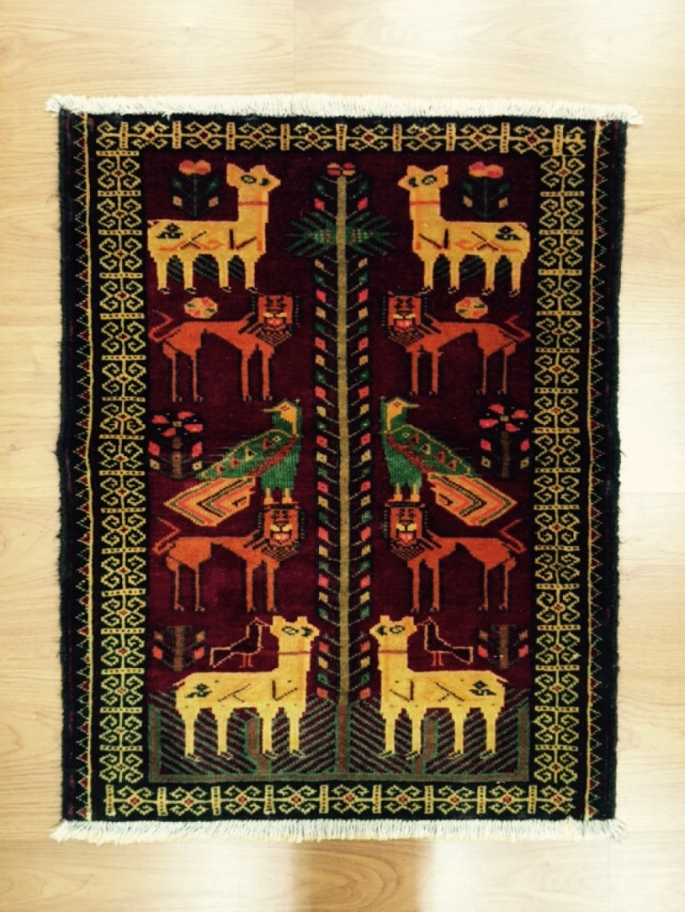 Tribal Balooch wool rug