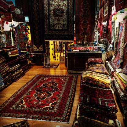 Sarough  135 cm X 62 cm fine wool rug - Image 4