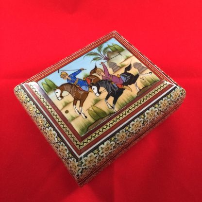 Inlaid jewelley box - Image 6