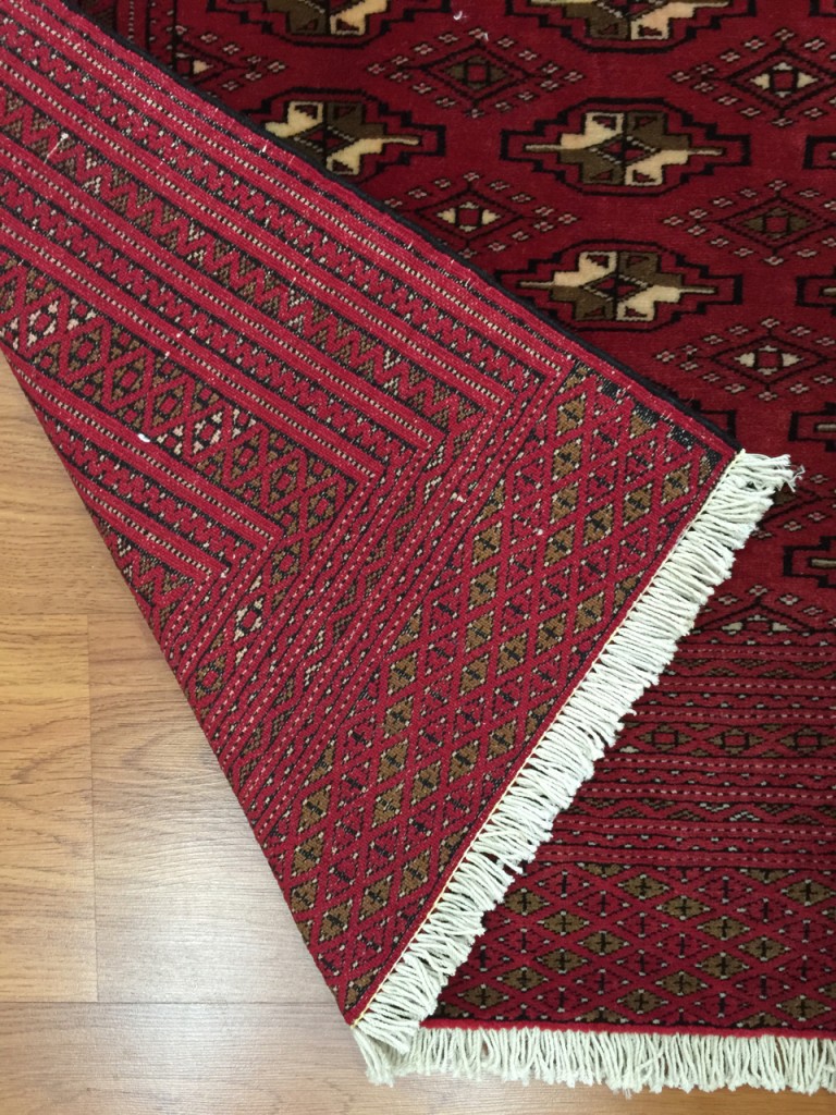 Persian Turkmen Bokhara rug - Image 4