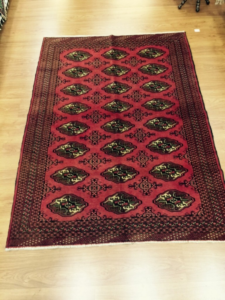 Persian Bokhara wool rug - Image 2