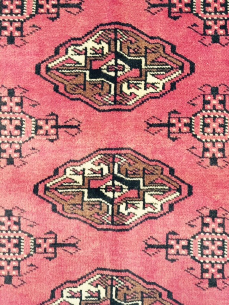 Persian Bokhara wool rug - Image 5