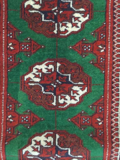 Persian Princess Bokhara wool runner size: 232 cm. X 54 cm. - Image 3