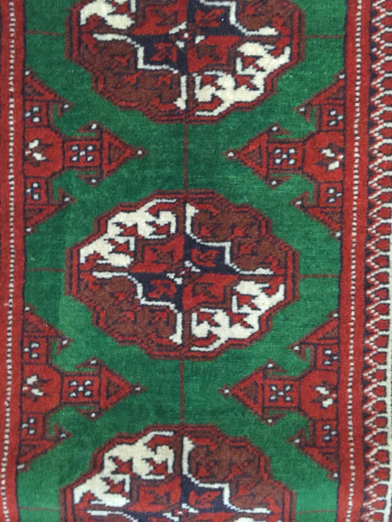 Persian Princess Bokhara wool runner size: 232 cm. X 54 cm. - Image 3