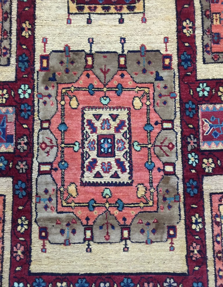 Persian Sirjan silk & wool runner - Image 2