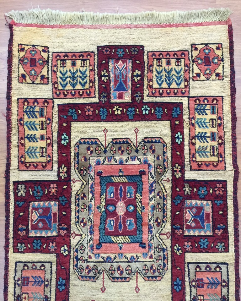 Persian Sirjan silk & wool runner - Image 3