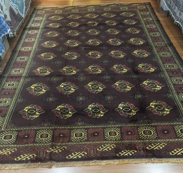 Princess Bokhara 3.35 m. X 2.35 m. big fine wool carpet