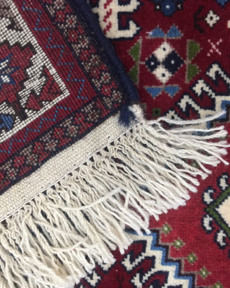 Yalameh wool tribal Shiraz rug size: 167 cm. X 105 cm. - Image 2