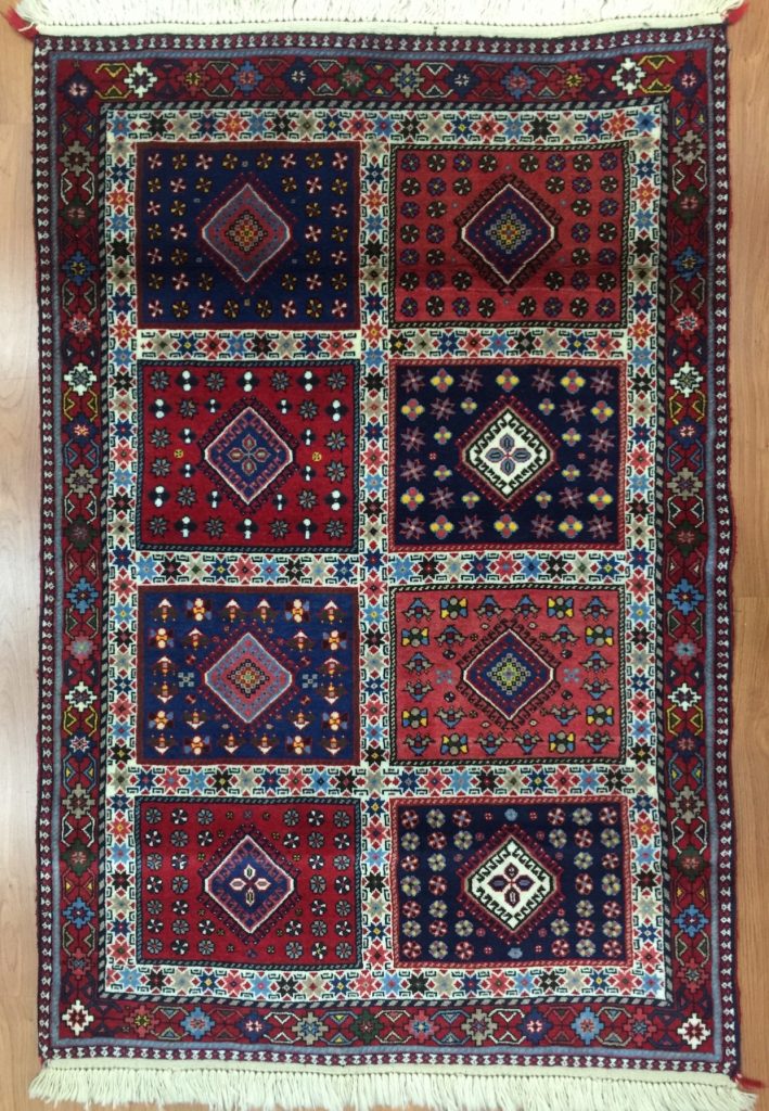 Yalameh Shiraz fine wool rug