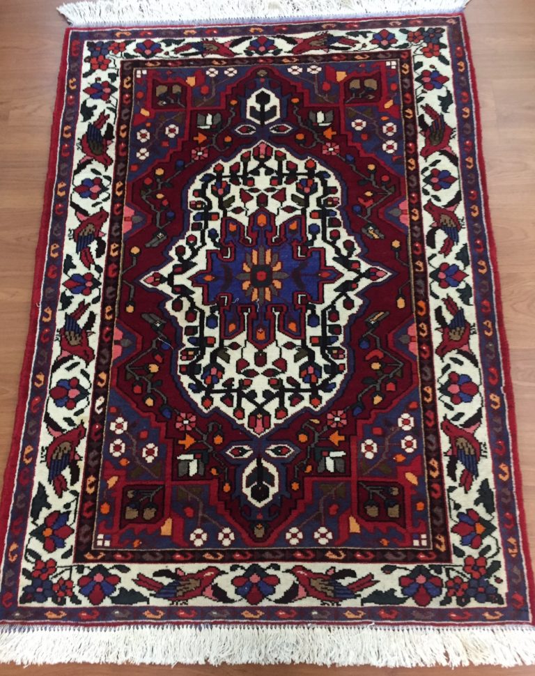 Bakhtiari wool rug