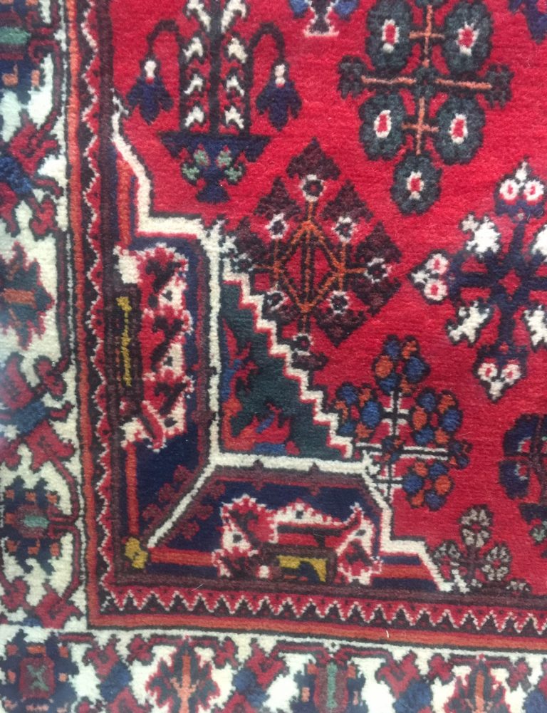 Josheghan Isfahan 160 cm. X 105 cm. wool rug - Image 3