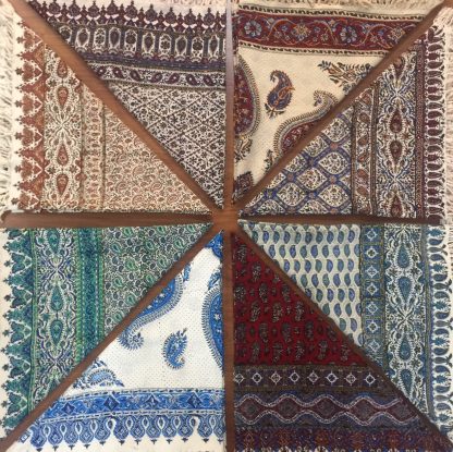 Placemat, bedside mat red , 30 cm. X 30 cm. - Image 5
