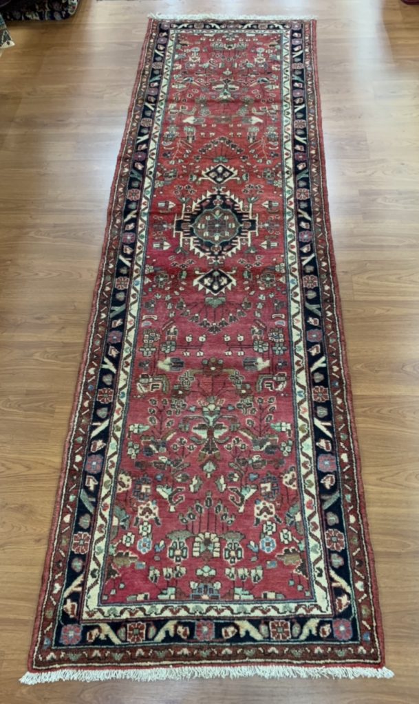 Hamadan 312 cm X 91 cm. wool runner