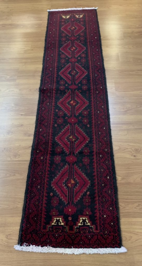 Balouch tribal 2.47 m. X 0.55 m. wool runner