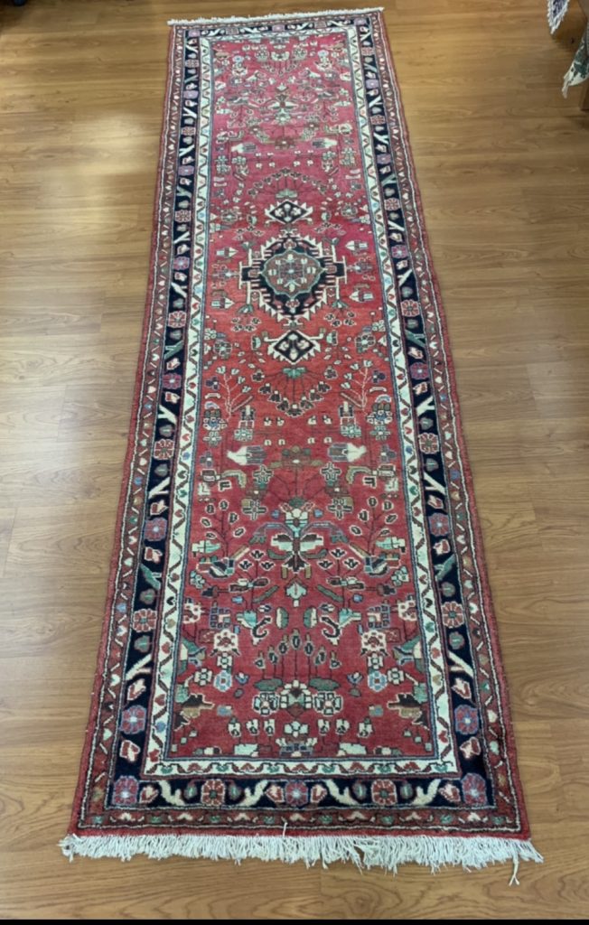 Hamadan 312 cm X 91 cm. wool runner - Image 4