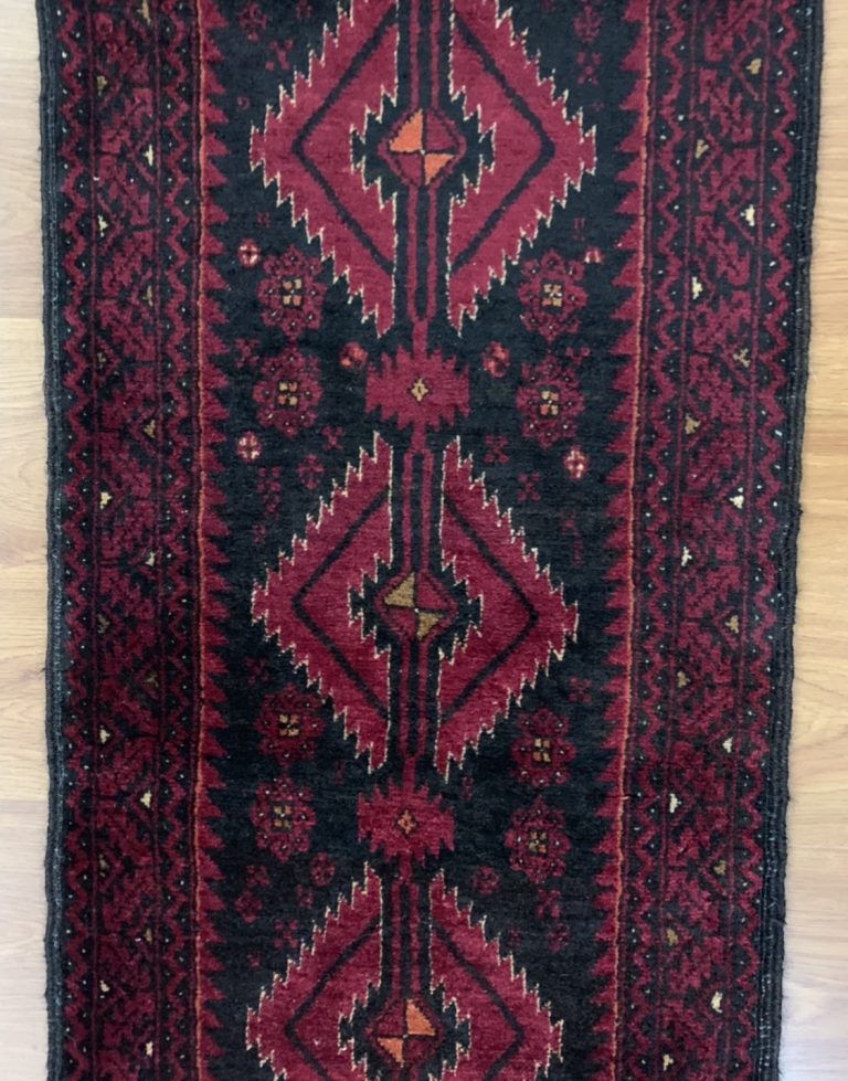 Balouch tribal 2.47 m. X 0.55 m. wool runner - Image 3