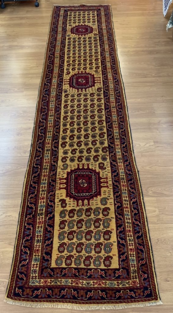 Qouchan fine wool 3.78 m runner