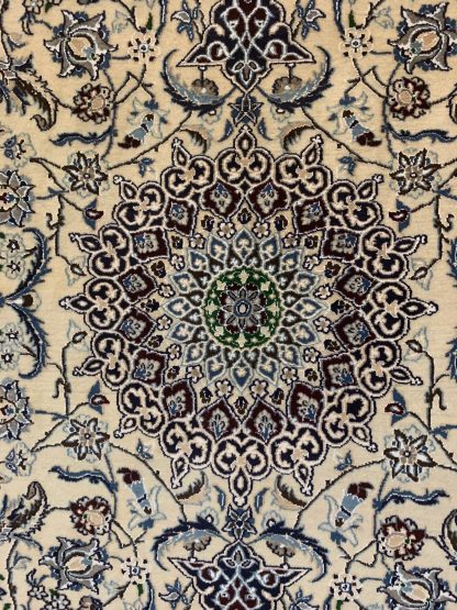 Naieen wool & silk fine rug - Image 5
