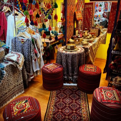 round kilim ottoman - Image 5