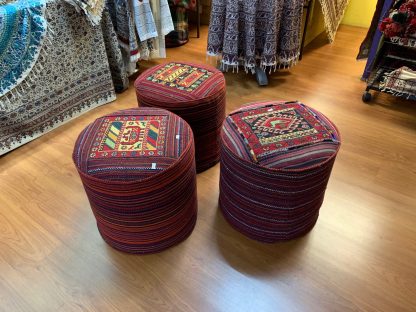 round kilim ottoman - Image 4