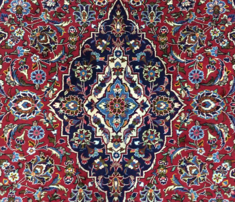 Big Kashan 305 X 205 cm fine wool carpet - Image 9