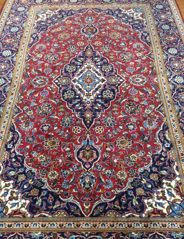 Big Kashan 305 X 205 cm fine wool carpet - Image 6