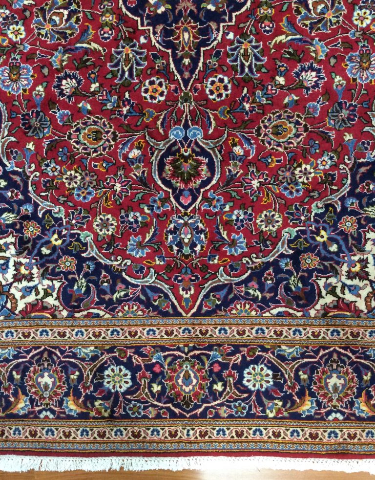 Big Kashan 305 X 205 cm fine wool carpet - Image 7