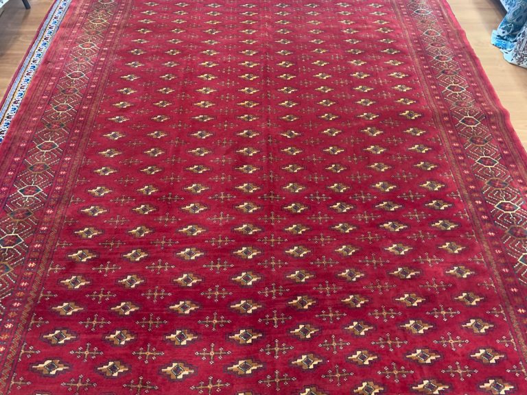 Princess Bokhara 2.8 m. X 2.1 m.fine wool red carpet