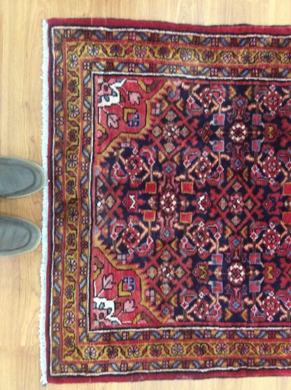 Persian Malayer  fine wool 3.05 m X 1.  m.  runner - Image 4