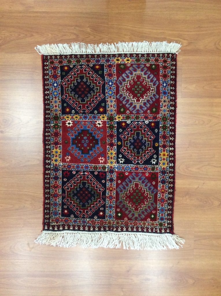 Yalameh 83 cm X 61 cm. small fine wool rug