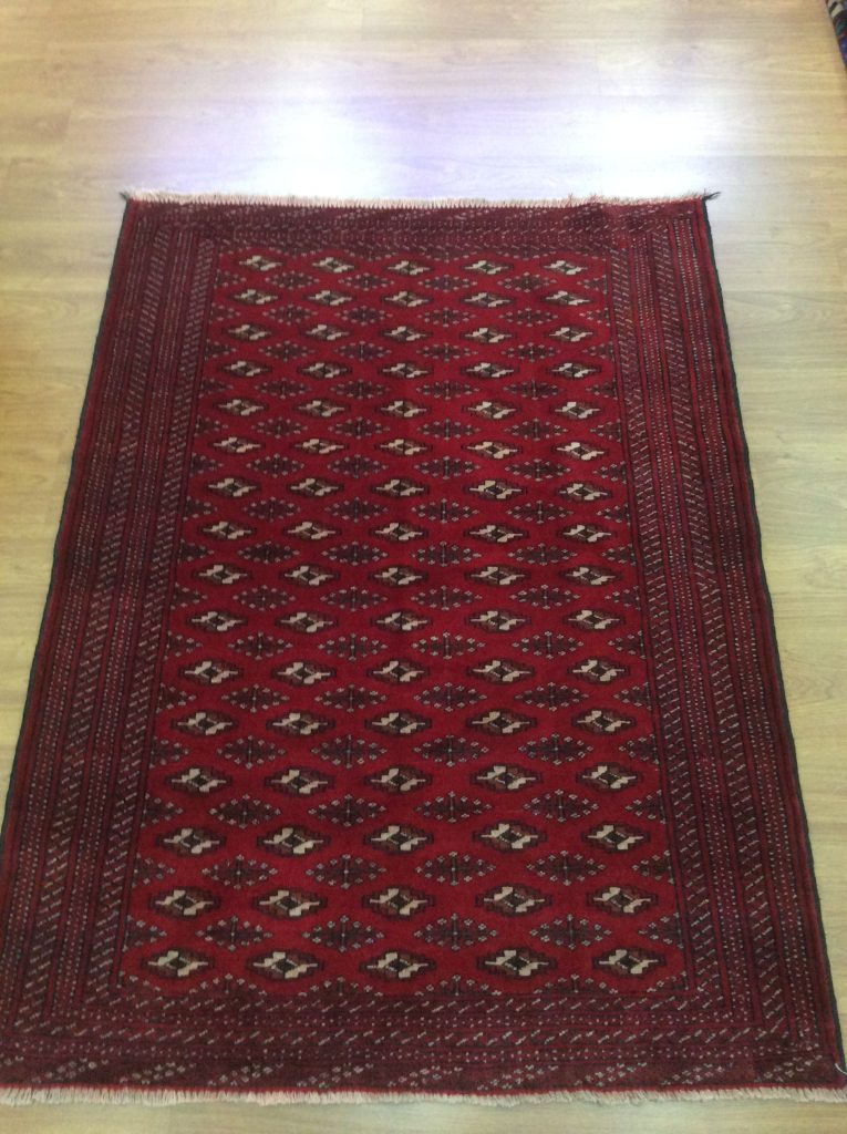 Princess Bokhara 1.68 m. X 1.24 m. wool red carpet