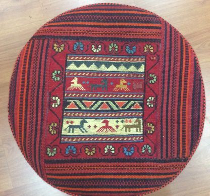 round kilim ottoman - Image 2