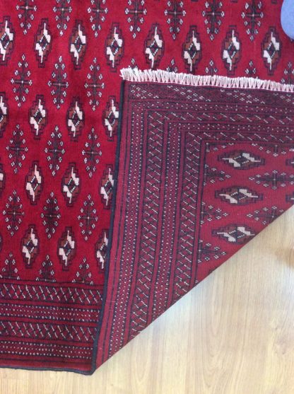 Princess Bokhara 1.68 m. X 1.24 m. wool red carpet - Image 6