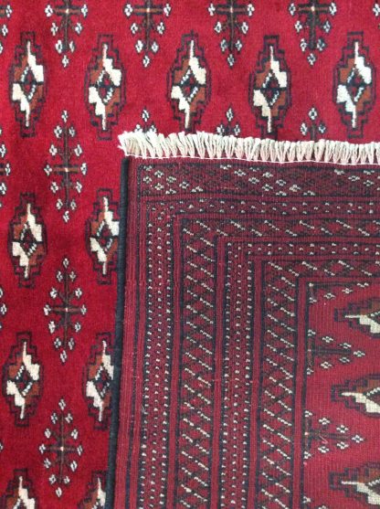 Princess Bokhara 1.68 m. X 1.24 m. wool red carpet - Image 3