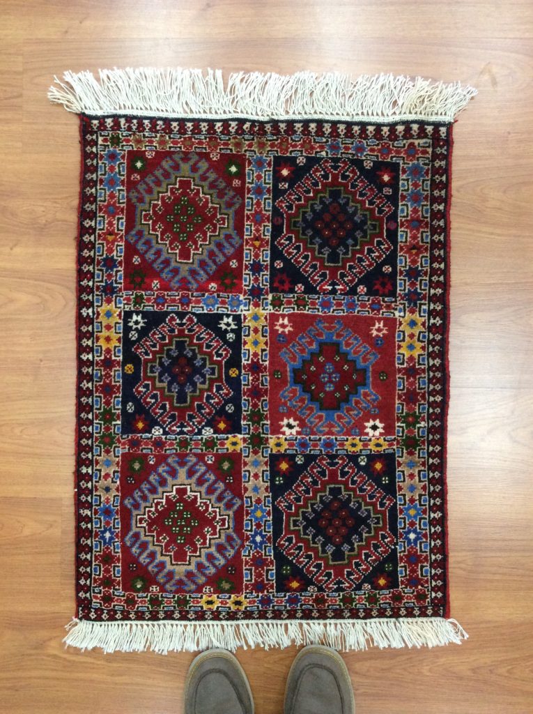 Yalameh 83 cm X 61 cm. small fine wool rug - Image 4