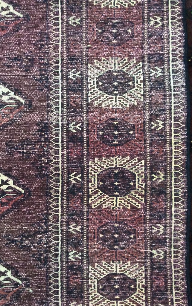 Premium quality Persian Princess Bokhara 3.3 m.  X 2.15 large Chocolate brown fine wool rug - Image 8