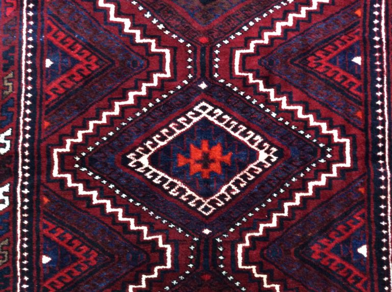 2.64 m. X 1.83 m. Persian Tribal Qashqai Lori wool rug - Image 2