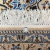 Naieen 1.75 m. X 1.17m. cream silk & wool - Image 5