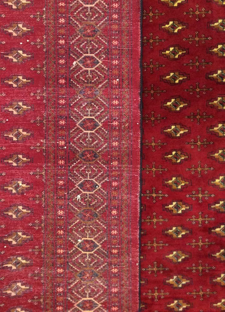 Princess Bokhara 2.8 m. X 2.1 m.fine wool red carpet - Image 5