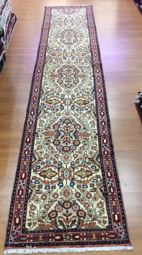 Hamedan fine wool 3.82 m.runner