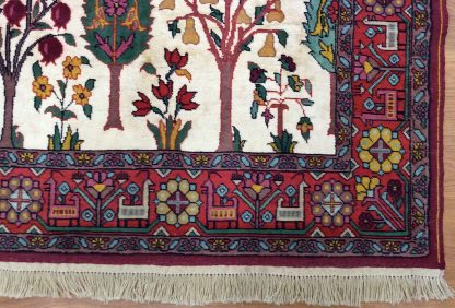 Premium Quality Persian silk and wool tree of life 200 cm. X 138 cm. - Image 10