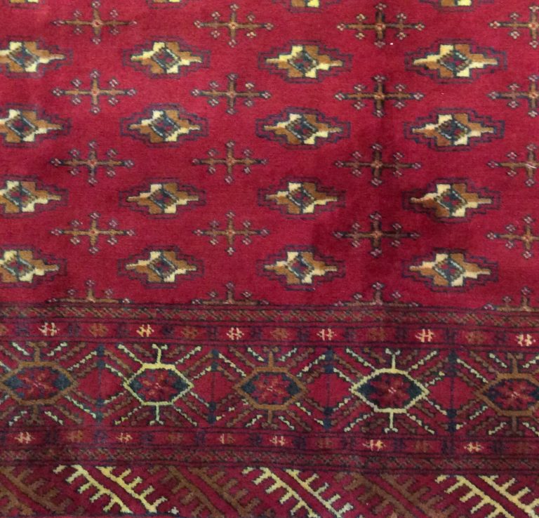 Princess Bokhara 2.8 m. X 2.1 m.fine wool red carpet - Image 9