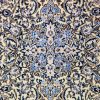 Naieen 1.75 m. X 1.17m. cream silk & wool - Image 2