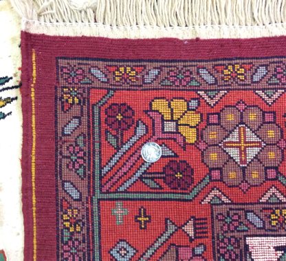 Premium Quality Persian silk and wool tree of life 200 cm. X 138 cm. - Image 12