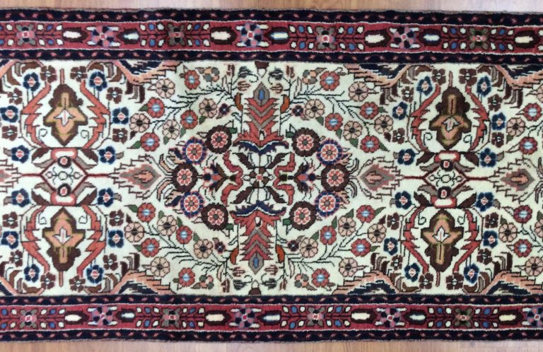 Hamedan fine wool 3.82 m.runner - Image 8