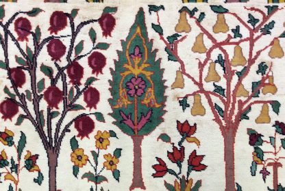 Premium Quality Persian silk and wool tree of life 200 cm. X 138 cm. - Image 4