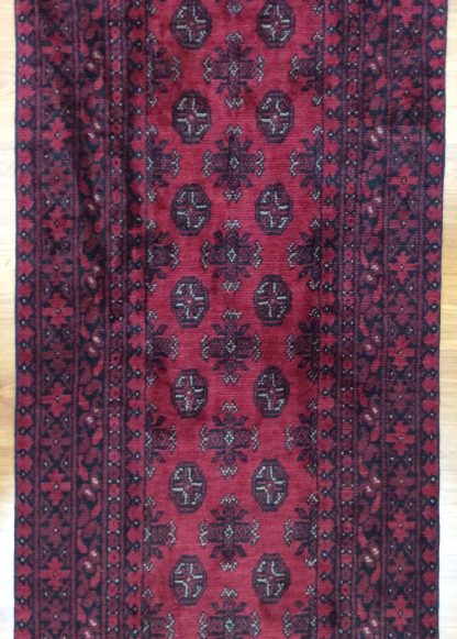 Princess Bokhara 5.64 m. X 80 cm. wool red runner - Image 5