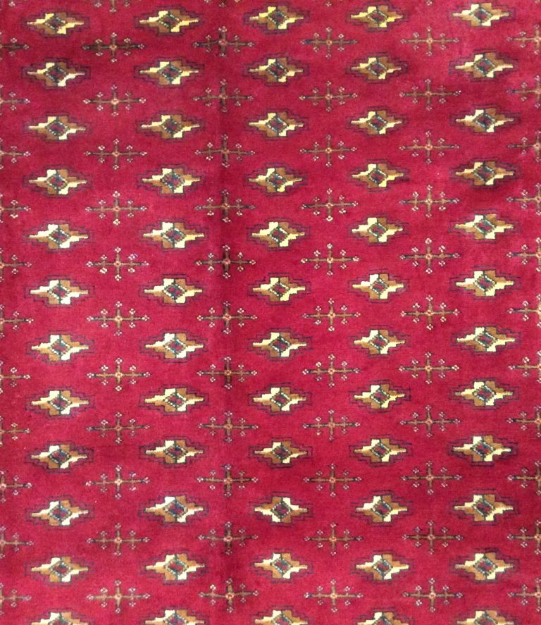 Princess Bokhara 2.8 m. X 2.1 m.fine wool red carpet - Image 2